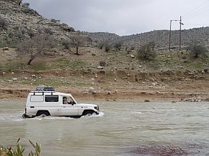 River crossing in Iran